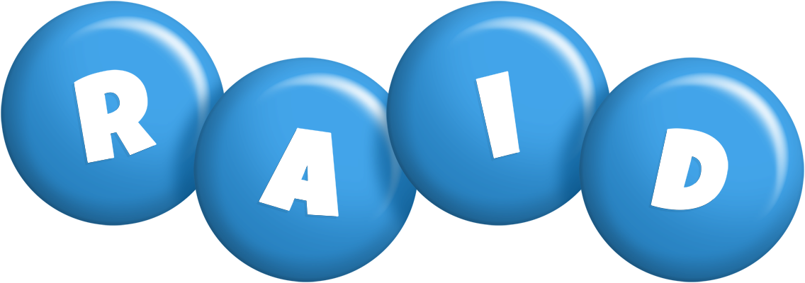 Raid candy-blue logo