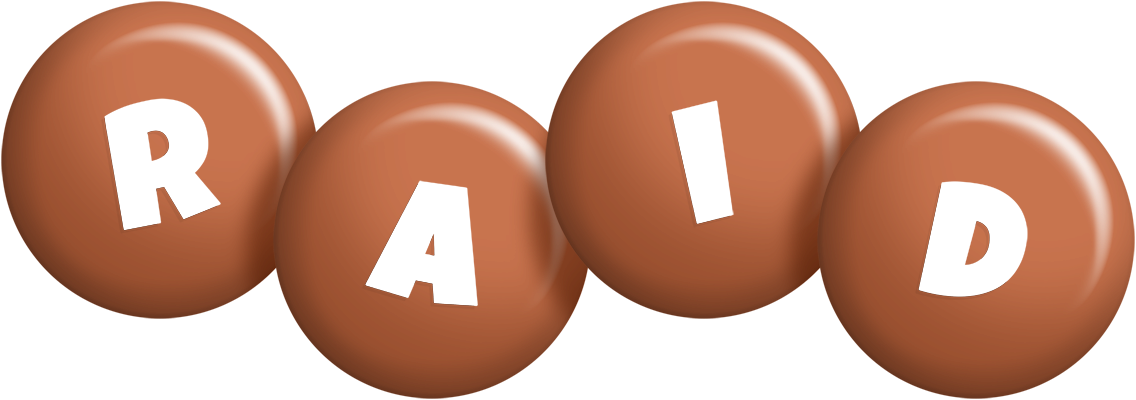 Raid candy-brown logo