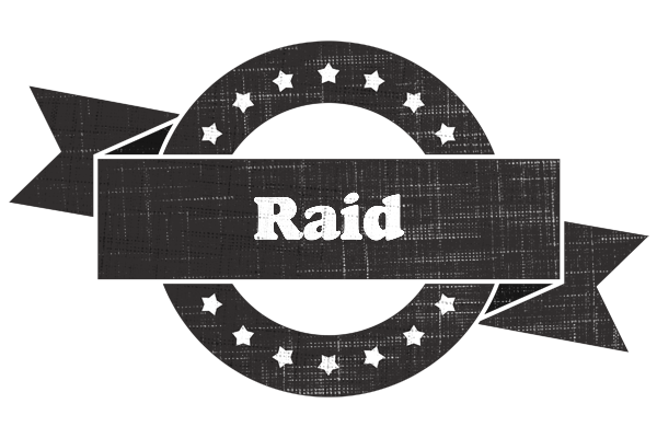 Raid grunge logo