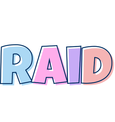 Raid pastel logo