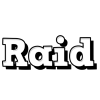 Raid snowing logo