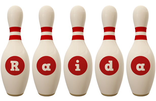 Raida bowling-pin logo