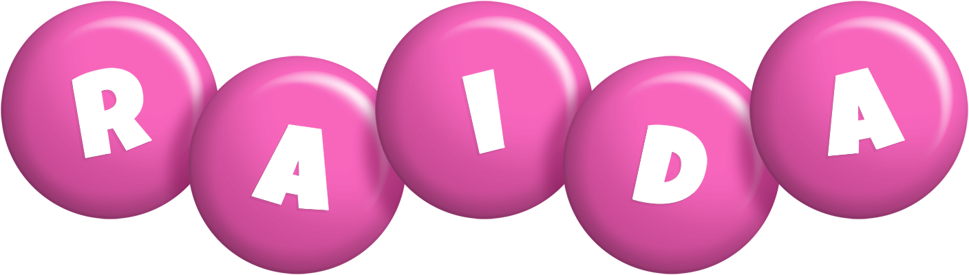 Raida candy-pink logo