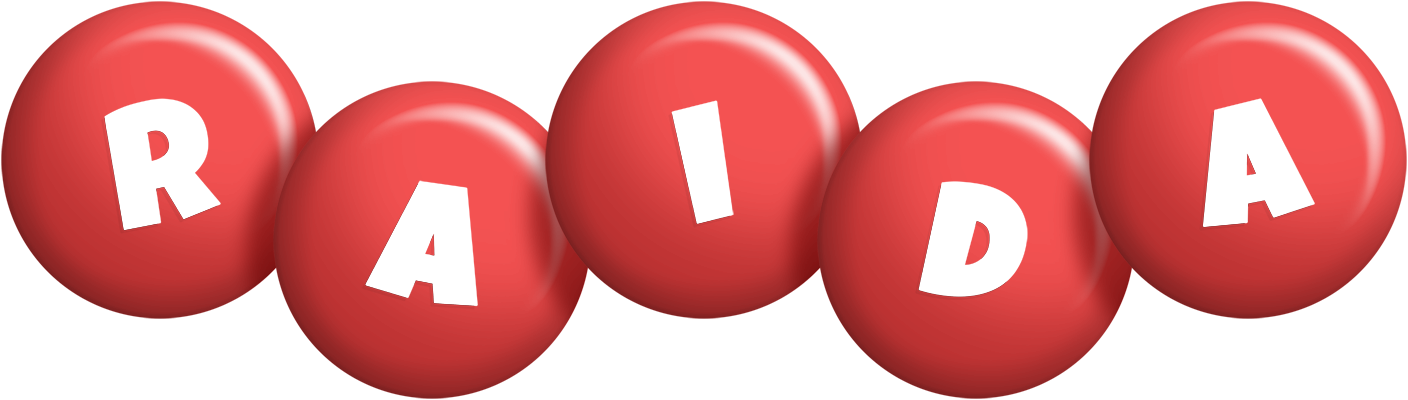 Raida candy-red logo