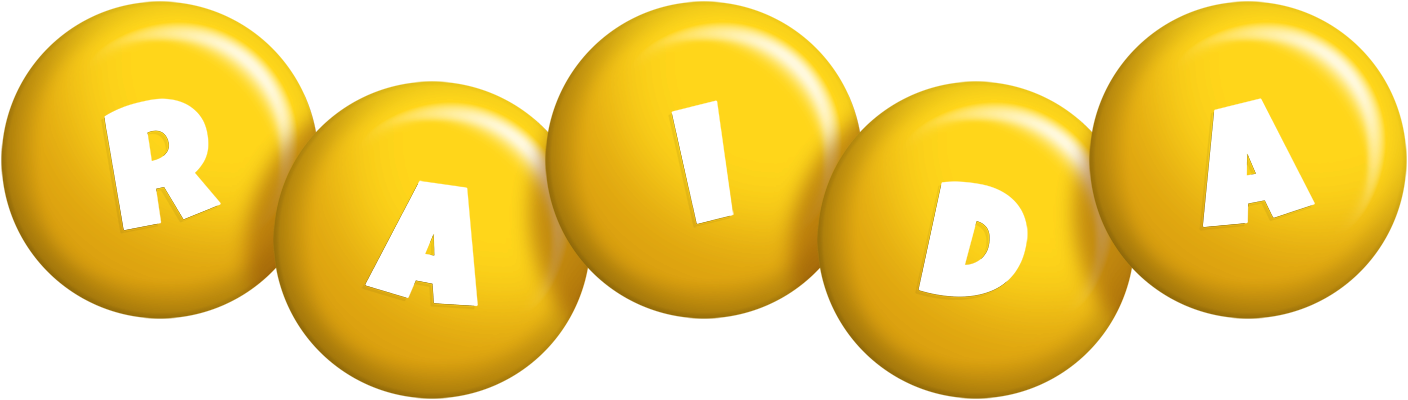 Raida candy-yellow logo