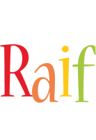 Raif birthday logo