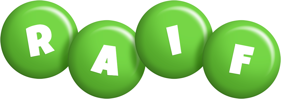 Raif candy-green logo