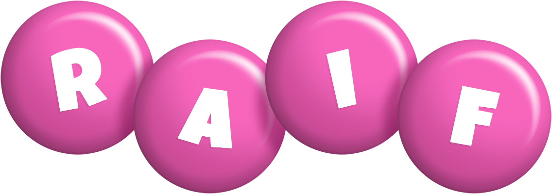 Raif candy-pink logo