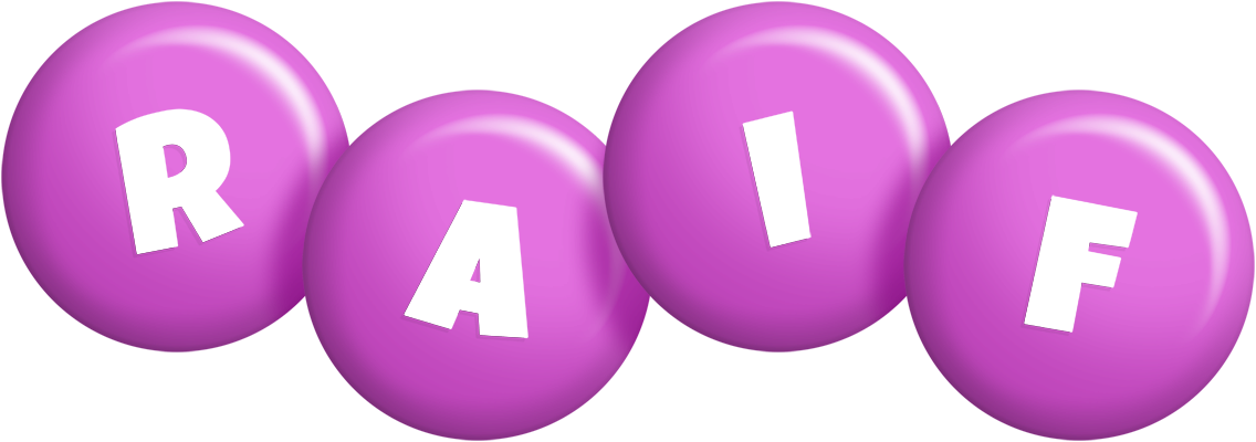Raif candy-purple logo