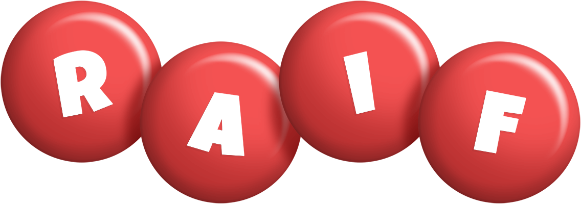 Raif candy-red logo