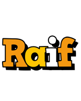 Raif cartoon logo