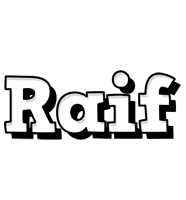 Raif snowing logo