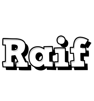 Raif snowing logo