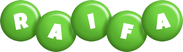 Raifa candy-green logo
