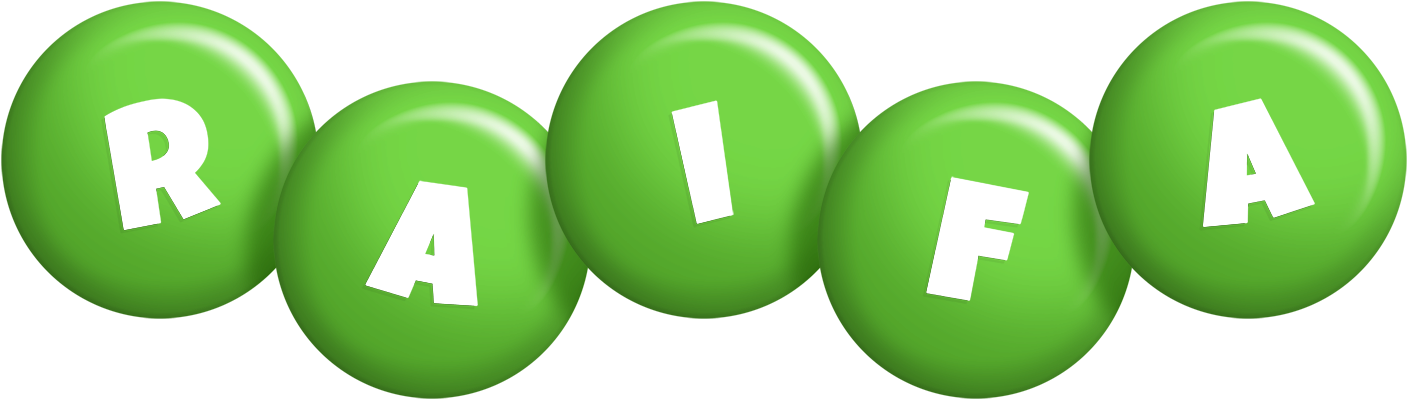 Raifa candy-green logo