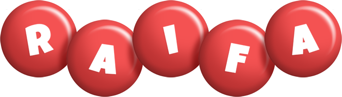 Raifa candy-red logo