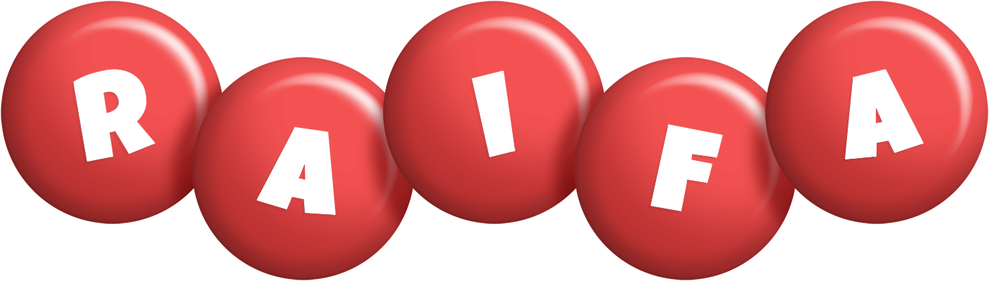 Raifa candy-red logo