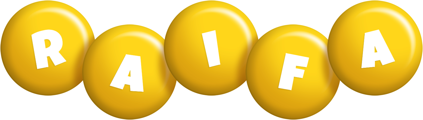 Raifa candy-yellow logo