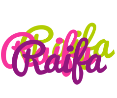 Raifa flowers logo