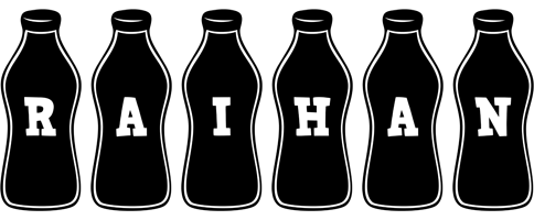 Raihan bottle logo
