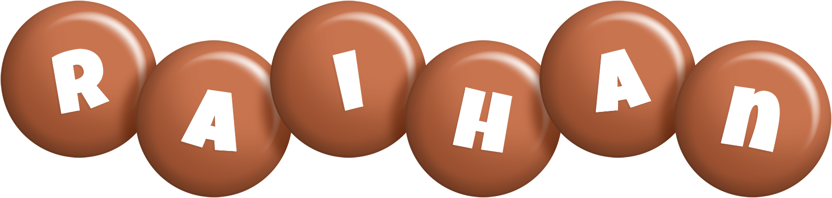 Raihan candy-brown logo