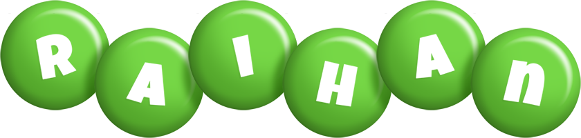 Raihan candy-green logo