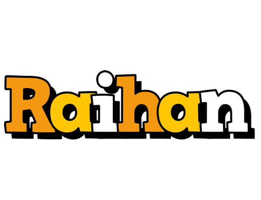 Raihan cartoon logo