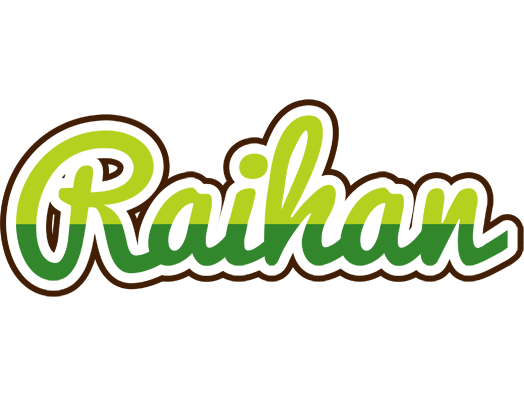 Raihan golfing logo