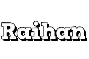 Raihan snowing logo