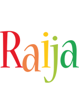 Raija birthday logo