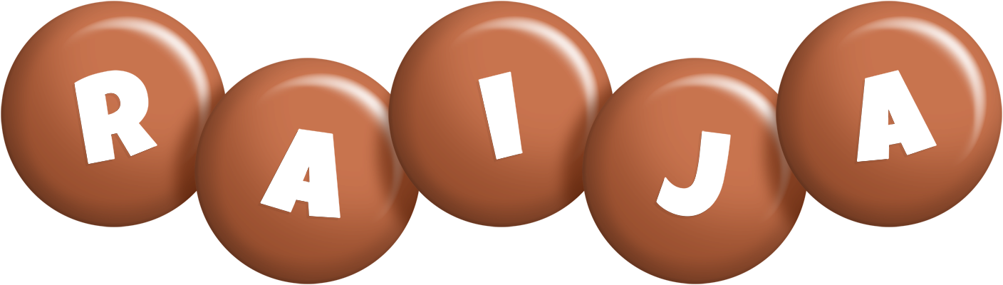 Raija candy-brown logo
