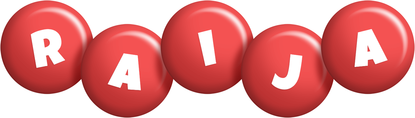Raija candy-red logo