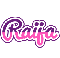 Raija cheerful logo