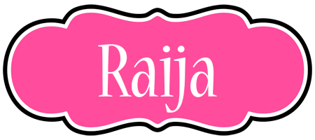 Raija invitation logo