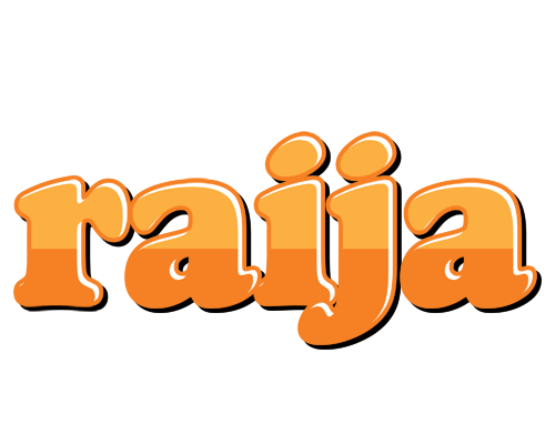 Raija orange logo