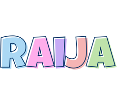 Raija pastel logo