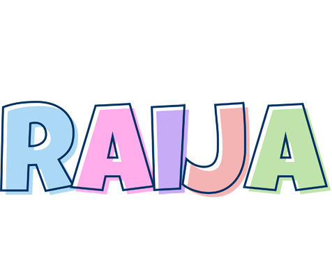 Raija pastel logo