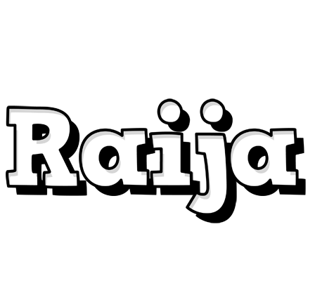 Raija snowing logo