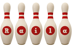 Raila bowling-pin logo