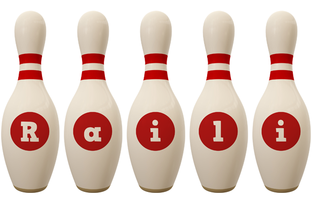 Raili bowling-pin logo
