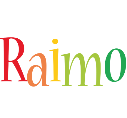 Raimo birthday logo