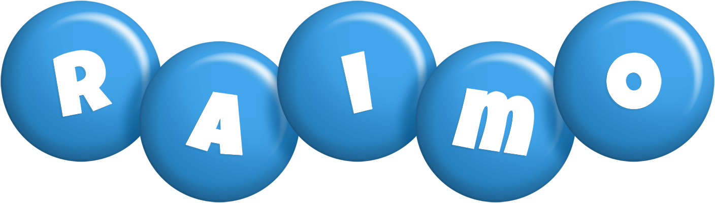 Raimo candy-blue logo