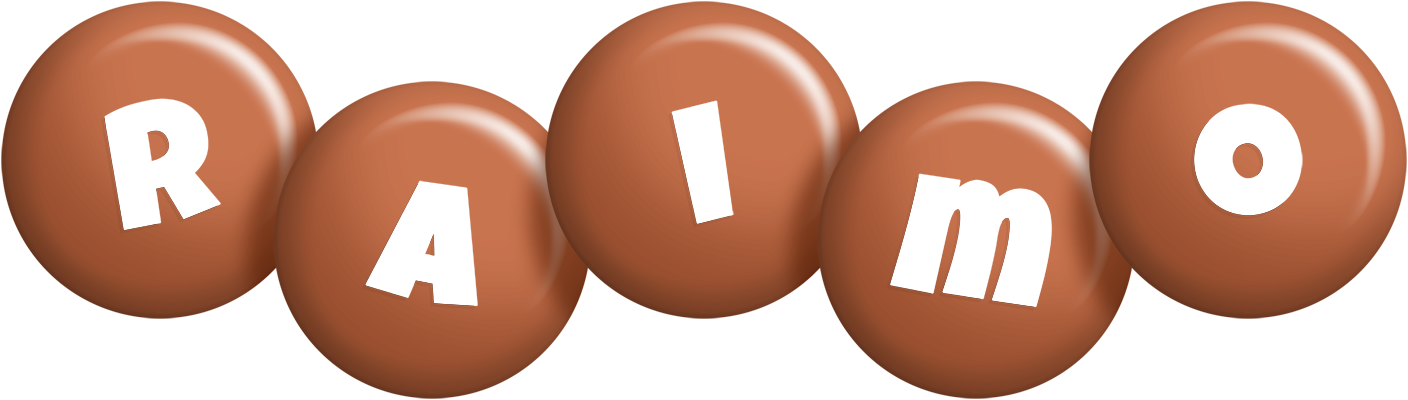Raimo candy-brown logo