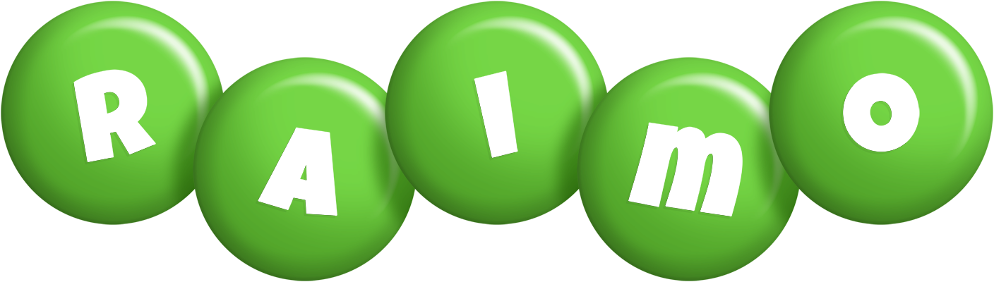 Raimo candy-green logo