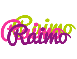 Raimo flowers logo