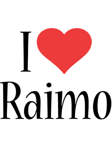 Raimo i-love logo