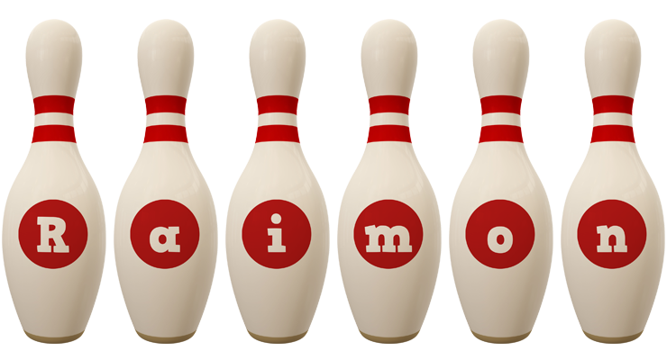 Raimon bowling-pin logo