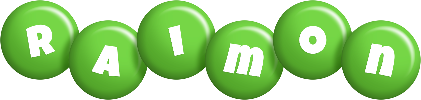 Raimon candy-green logo
