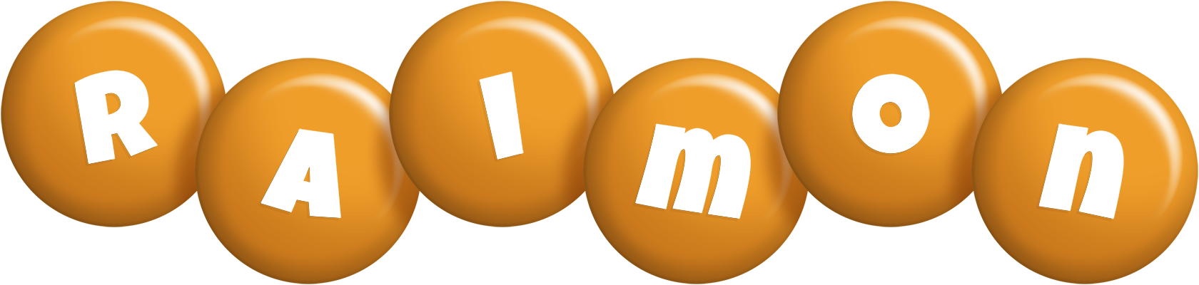 Raimon candy-orange logo