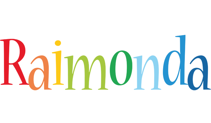 Raimonda birthday logo